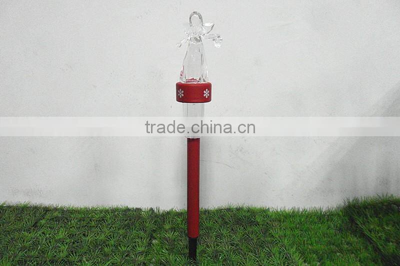 new items plastic LED garden light acrylic angel Christmas outdoor decorations