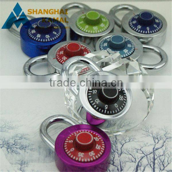 Round combination locks