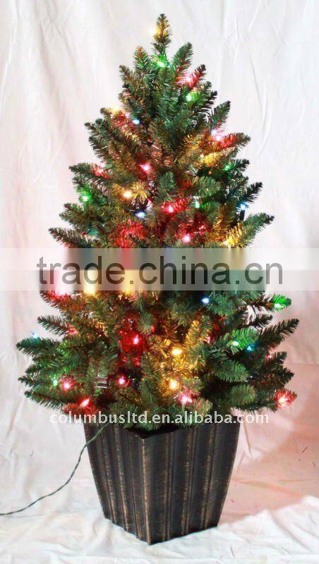 PVC Chirstmas Decoration Tree with LED light