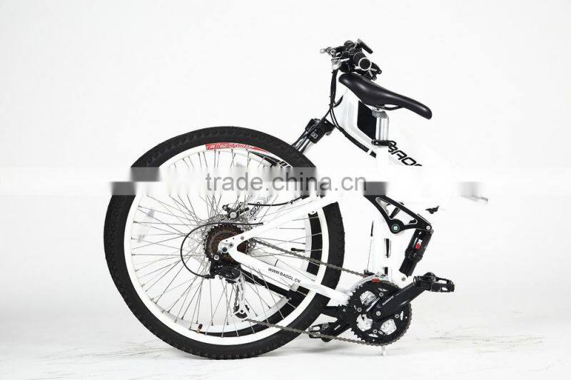 26 inch electric mountain bicycle with 250w Brushless hub motor