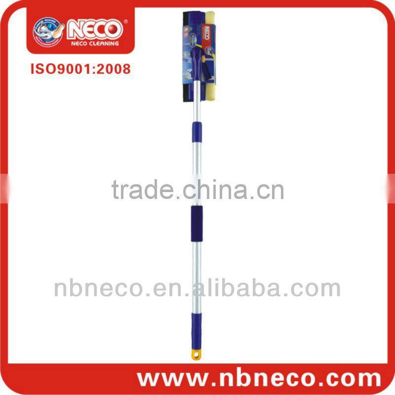 telescopic window washer double uses window cleaner window squeegee