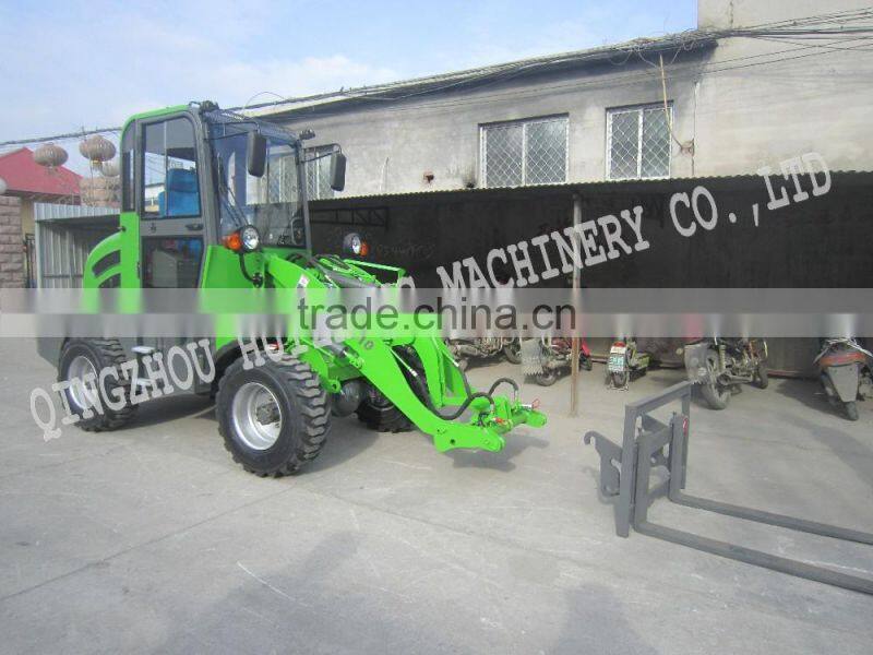 1t loader HZM 910 for sale with log grapple zl10