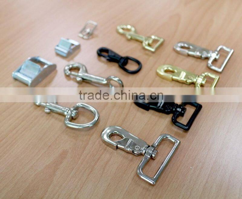 Zinc Alloy Center Bar Buckle with lockable prong, nickel plate, buckle for strap