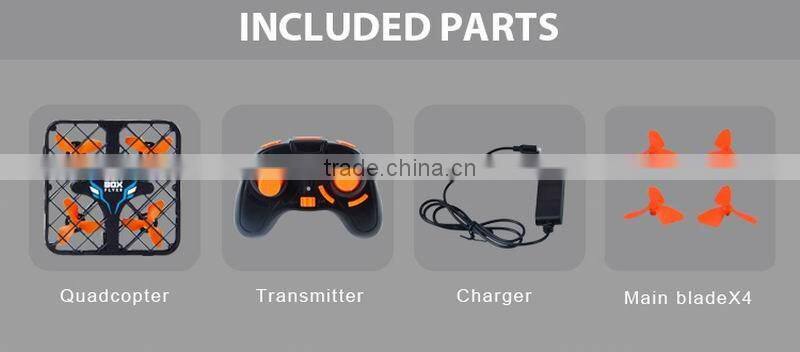 2.4Ghz Box Flyer RC drone Altitude hold 2017