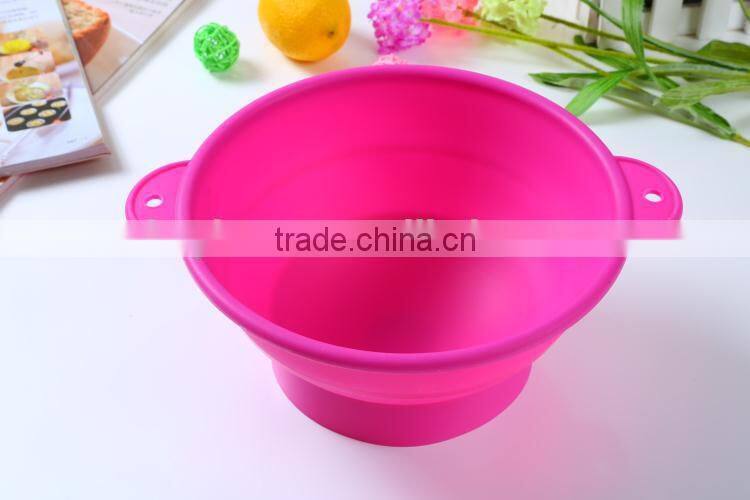 Microwave Safe Silicone Bowls Multifunction Collapsible kitchen Bowl