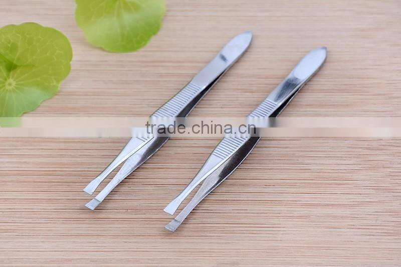 new wholesale stainless steel eyebrow tweezers