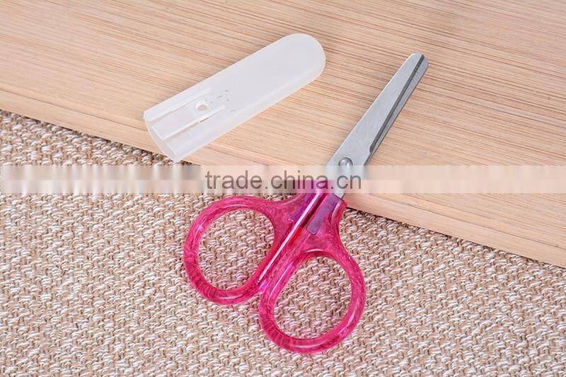 AIF37 Pink Student Paper Scissors High Quality For Craft