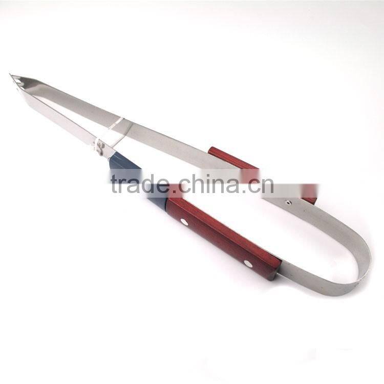 BBQ large food tongs with LED light