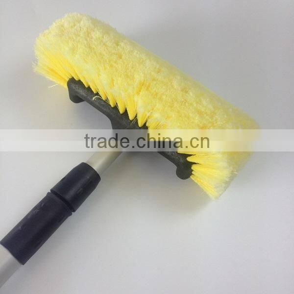 luxury bristle telescopic truck wash brush with 2 meter pole