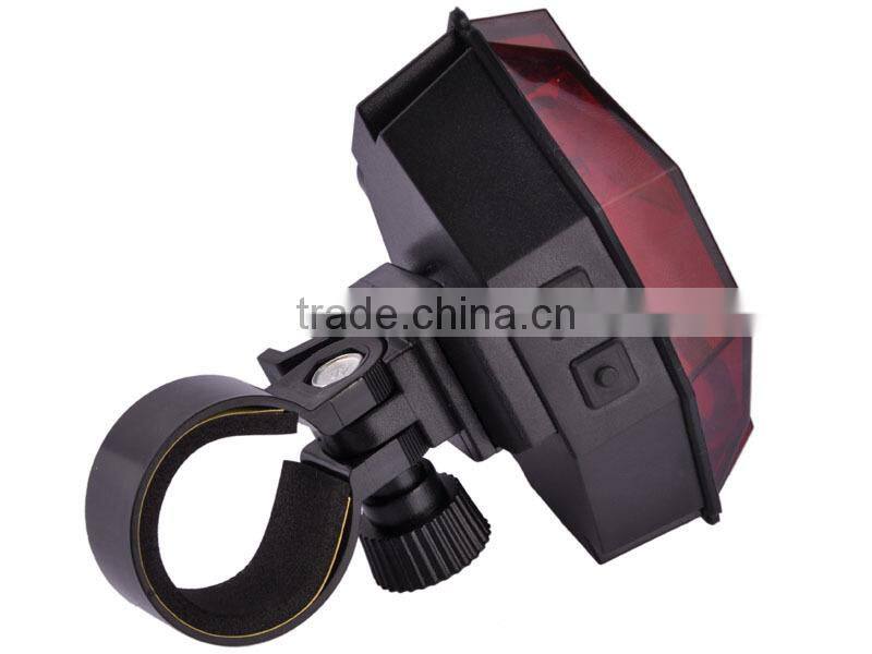 HONG HAO H-02 500mW Wavelength 625nm 2*AAA Bike light with Laser, Led bike bicycle rear lights