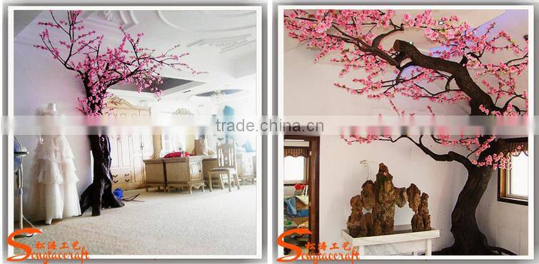 2015 Hot sale wedding decoration ornamental artificial tree fake wedding tree cherry blossom
