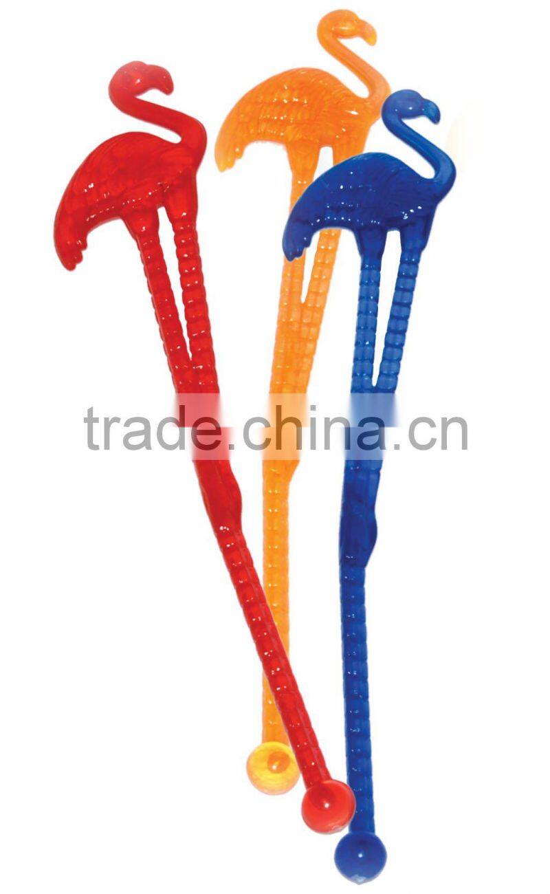 plastic animals stirrer stick,coloful cocktail stirrers,bar tools stirrer,plastic stirrers for drinks