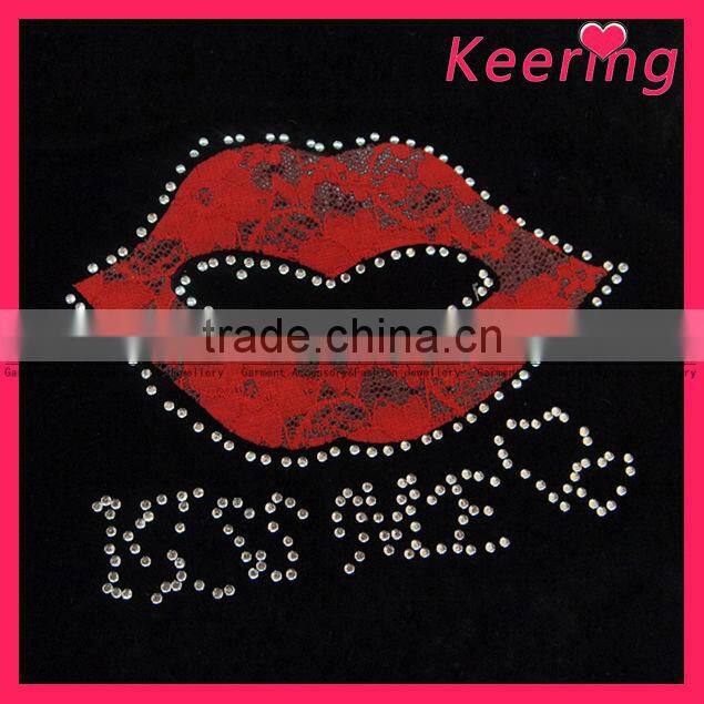 hotfix rhinestone transfer for garment WHF-167