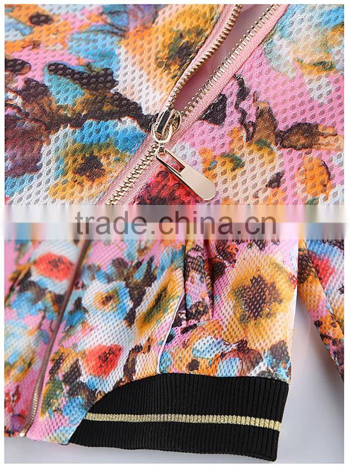 heated girls designer windbreaker sublimation baseball custom mesh women bomber jacket model 2015 winter 2016