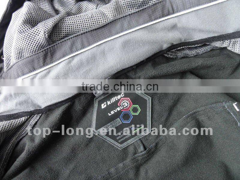 Men softshell jacket with hood windproof waterproof