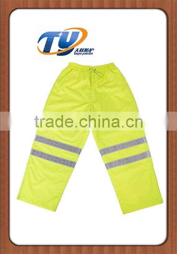 High visibility safety trousers