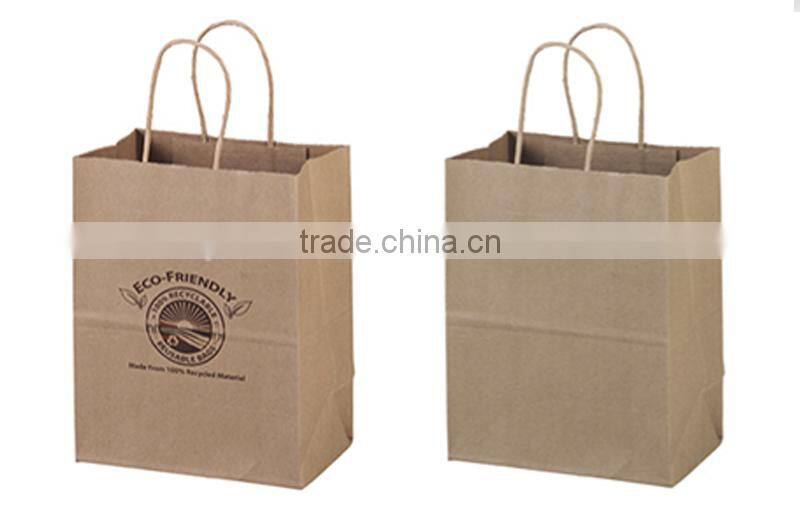 Eco brown kraft paper bag