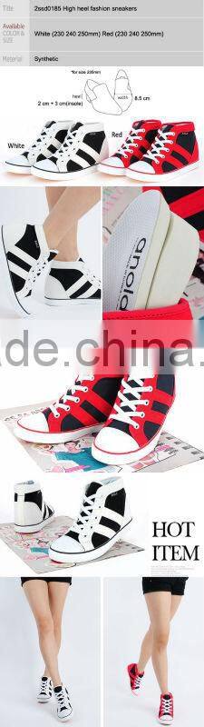 2ssd0185 wedge hidden heel fashion sneakers