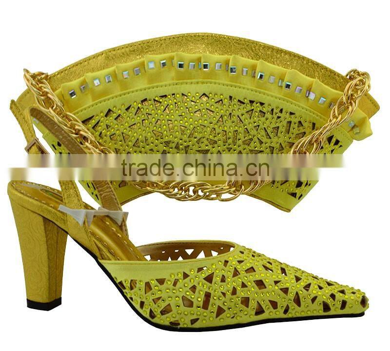 Fashionable quality guaranteed party shoes and matching bags women shoes and bags to match MG1089