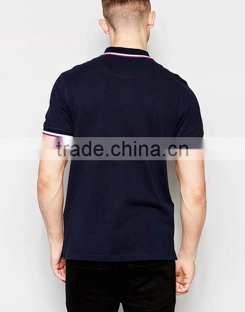 Customize men short sleeve 100% cotton pique dry fit sports golf polo shirt