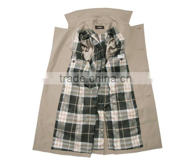 beige color autumn winter men winter coat