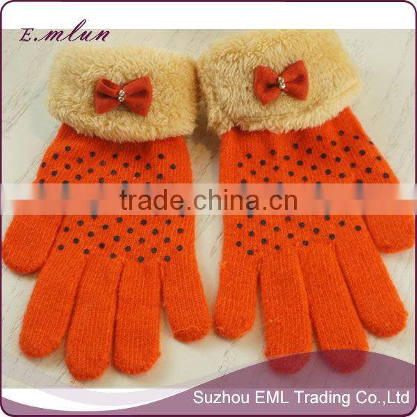 Fashion wholesale funny winter glove girls