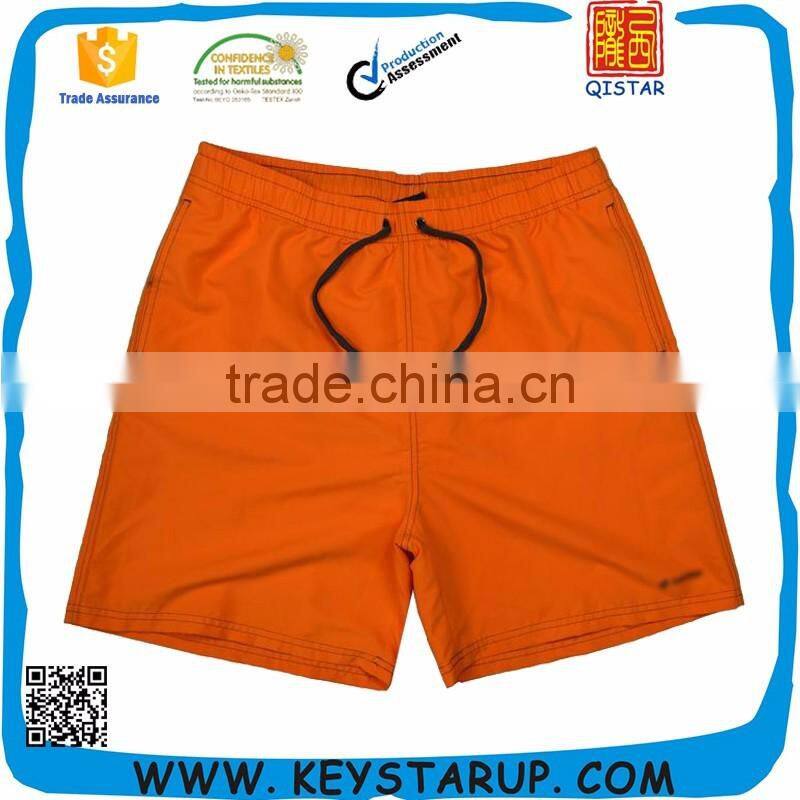 Men Microfibre Peach Base style Boardshorts, 100% Polyester Solid Color Board Short