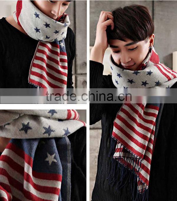 1 pc spandex material Couple design American flag fashion scarf,latest scarf design,shawl