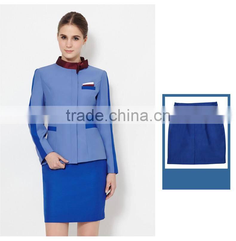 Tops Staff Design Bellboy uniform for hotel housekeeping manager unifrom