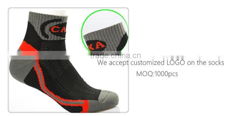 Men's Outdoor Quick-dry Fiber Running Sports Basketball Socks~Soft Thick stripe Restoring Socks~Accept Custom