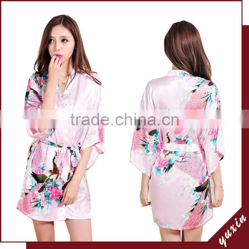 night gowns and robes Woman Sleepwear / Kimono Bathrobe KS0011