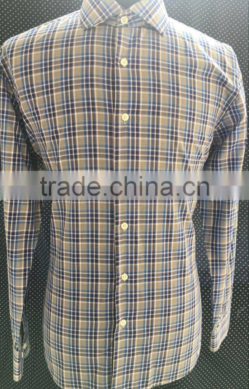 2017 Spring New cutaway collar floral casual shirts