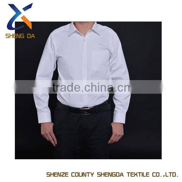 Fashion design wholesale custom cheap 65% polyester 35% cotton shirt