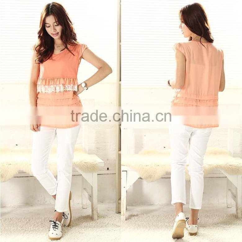 Best selling casual sleeveless fashion breastfeeding cloth100 pcs moq pregnancy clothes