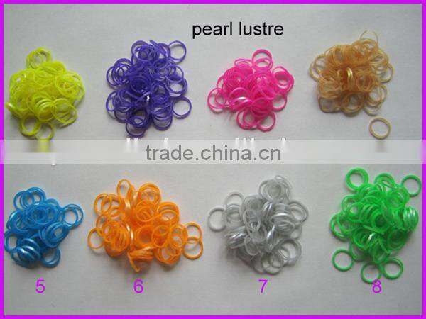 European top selling glow in the dark loom rubber bands