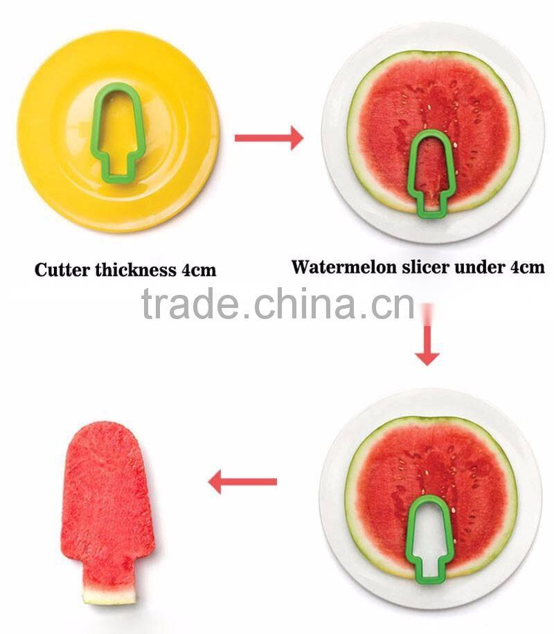 New Arrival Ice Lollies Shape Cutter Watermelon Slicer Cutter