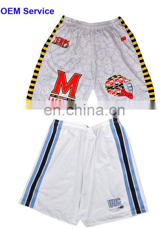 sublimated print lacrosse short, high quality lacrosse short