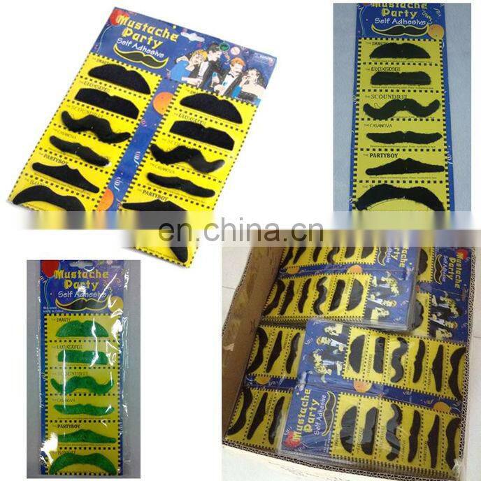 MUS-1114 Party Photo Booth Props Set glitter whiskers