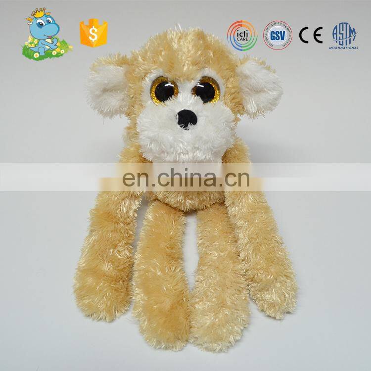 Hot sale small size cute monkey stuffed toys with long arms for sale