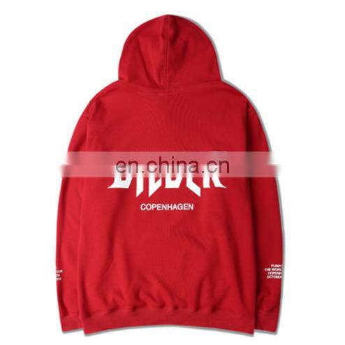 China Supplier Purpose Tour Hoodie Red Casual Hooded Sweatshirt Women