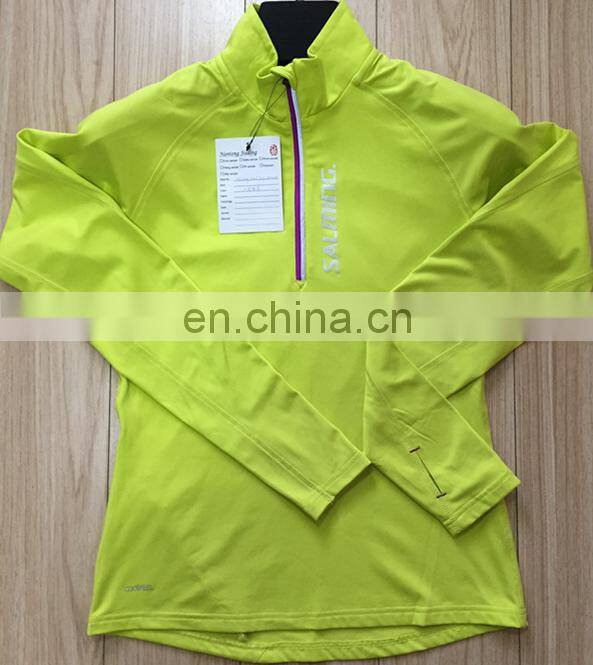 Fashion Stylish Unisex 1/4 Zip Quick Drying Performance Polyester Fleece Pullover Top Made in China