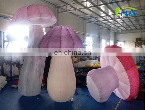 outdoor decoration inflatable mushroom/inflatable mushroom decoration/outdoor mushroom garden decor