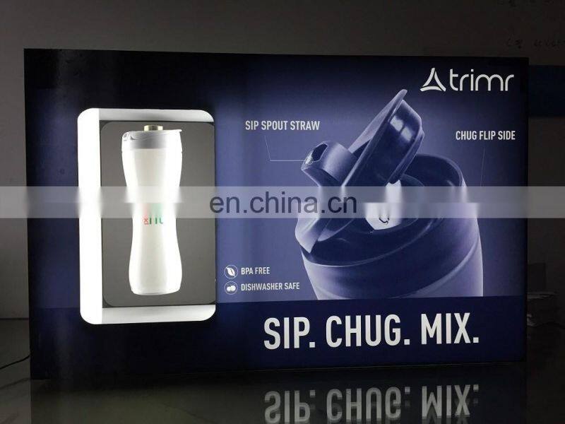 Manufacturing Customized Magnetic Floating acrylic display stands