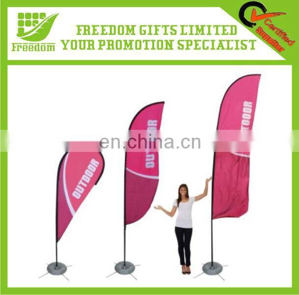 Feather Shaped Promotional Display Flag