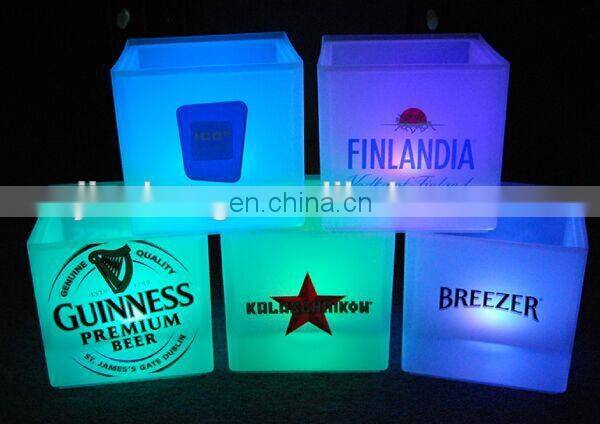 pp wine cooler led ice bucket with scoop photos