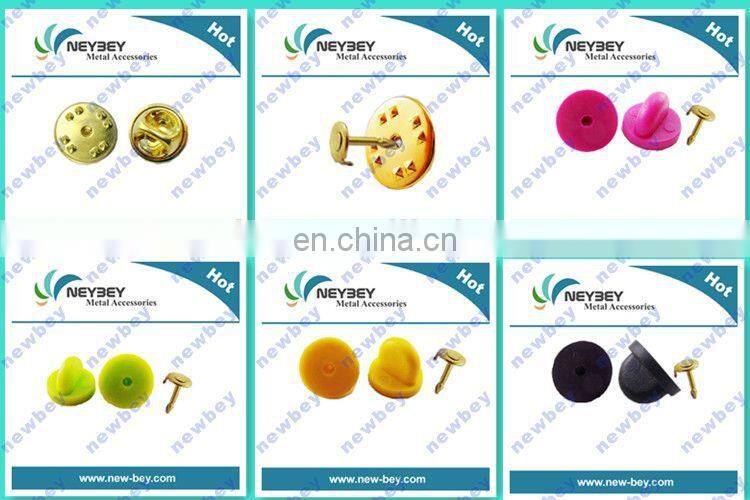 Decorative brass clutch backs for badge lapel pin BU101