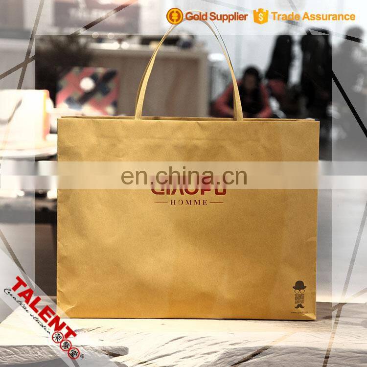 Wholesale Custom printed Cheap Garment Paper Bags For Shopping