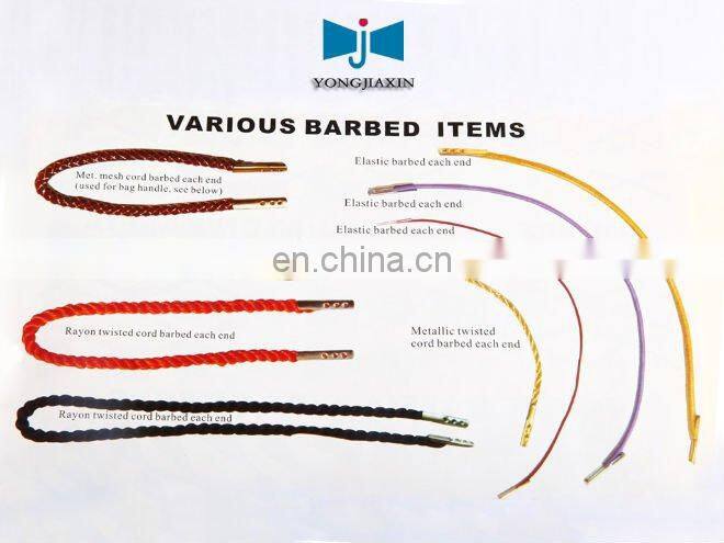 black elastic loop with barb