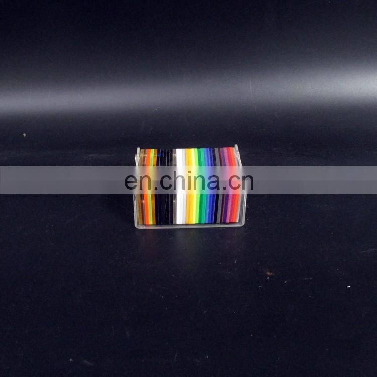 Dongguan manufaction acrylic plastic high profile material samples show