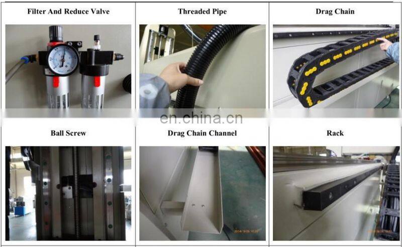 USA Russia Israel Aluminum profile working 3 axis cnc milling machine for sale